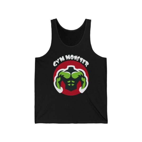 Gym Monster Unisex Jersey Tank Top - Perfect for Fitness Lovers - Image 3