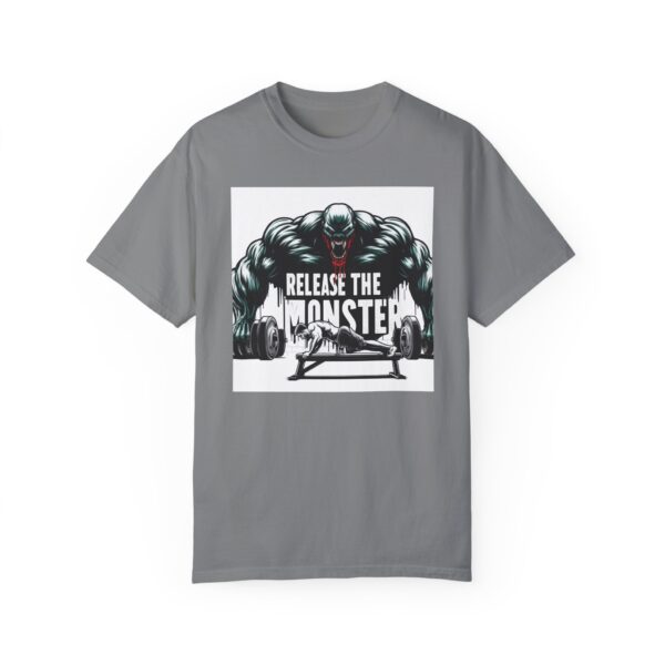 Release the Monster Inside Unisex Garment-Dyed T-Shirt - Motivational Fitness Tee - Image 13