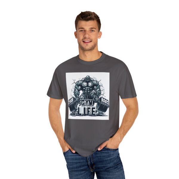 Gym Life Unisex Garment-Dyed T-Shirt - Motivational Fitness Tee - Image 20