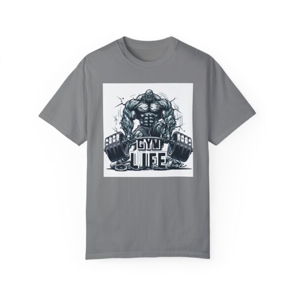 Gym Life Unisex Garment-Dyed T-Shirt - Motivational Fitness Tee - Image 13