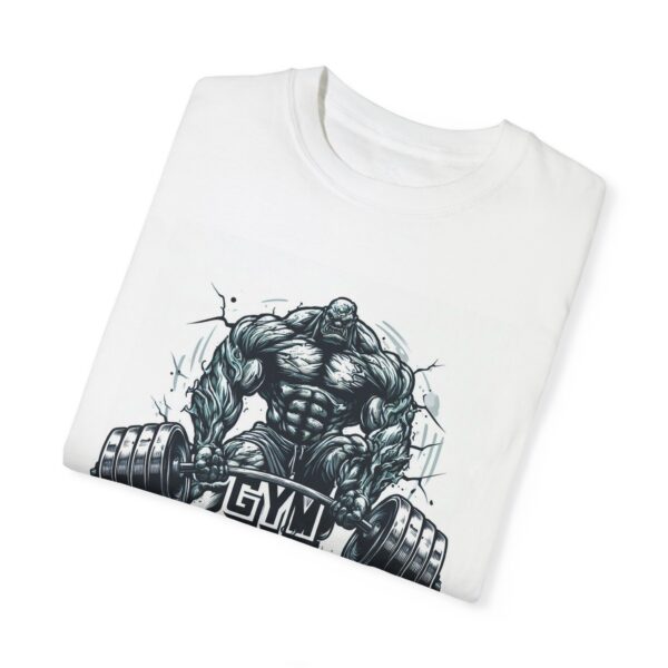 Gym Life Unisex Garment-Dyed T-Shirt - Motivational Fitness Tee - Image 3