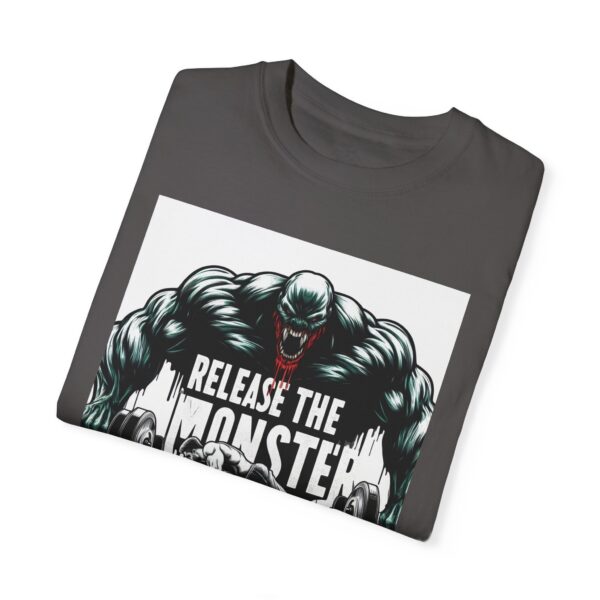 Release the Monster Inside Unisex Garment-Dyed T-Shirt - Motivational Fitness Tee - Image 19