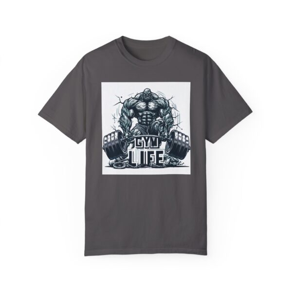 Gym Life Unisex Garment-Dyed T-Shirt - Motivational Fitness Tee - Image 17