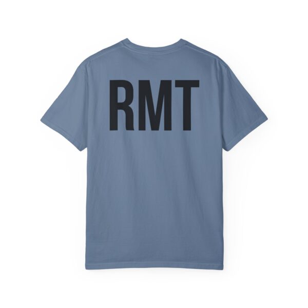 Customised RMT HAMILTON Shirt (in black lettering) Unisex Garment-Dyed  Massage Tee - Image 18