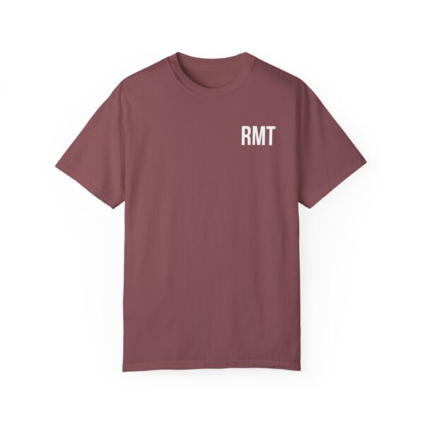 A non-customized RMT shirt (in white lettering) Unisex Garment-Dyed - Image 17