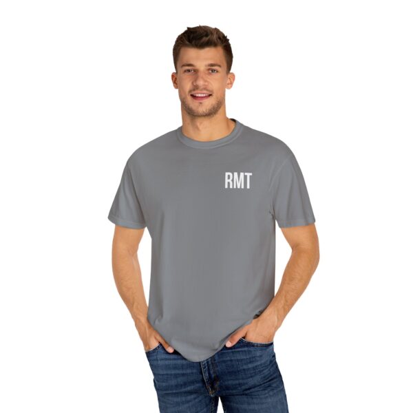 A non-customized RMT shirt (in white lettering) Unisex Garment-Dyed - Image 12