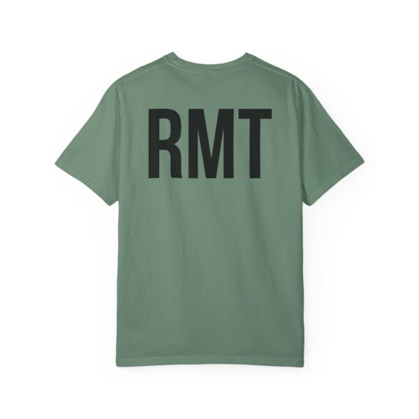 CUSTOM RMT HAMILTON (in black lettering) Unisex Garment-Dyed  Massage Tee - Image 14