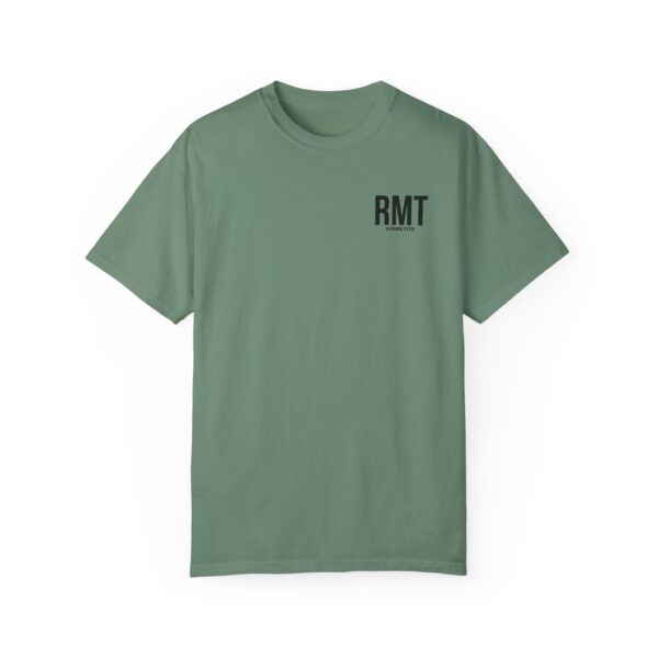 CUSTOM RMT HAMILTON (in black lettering) Unisex Garment-Dyed  Massage Tee - Image 13