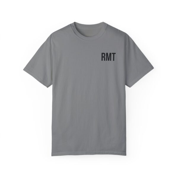 A non-customized RMT Shirt (in black lettering) Unisex Garment-Dyed - Image 5