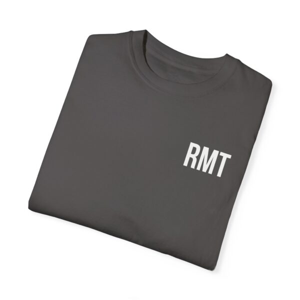 A non-customized RMT shirt (in white lettering) Unisex Garment-Dyed - Image 15