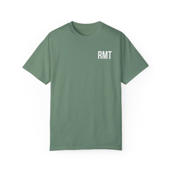 A non-customized RMT shirt (in white lettering) Unisex Garment-Dyed - Image 21