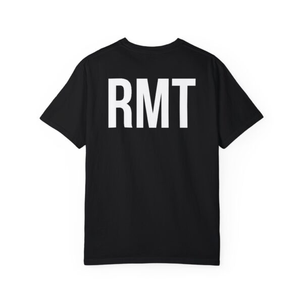A non-customized RMT shirt (in white lettering) Unisex Garment-Dyed - Image 2