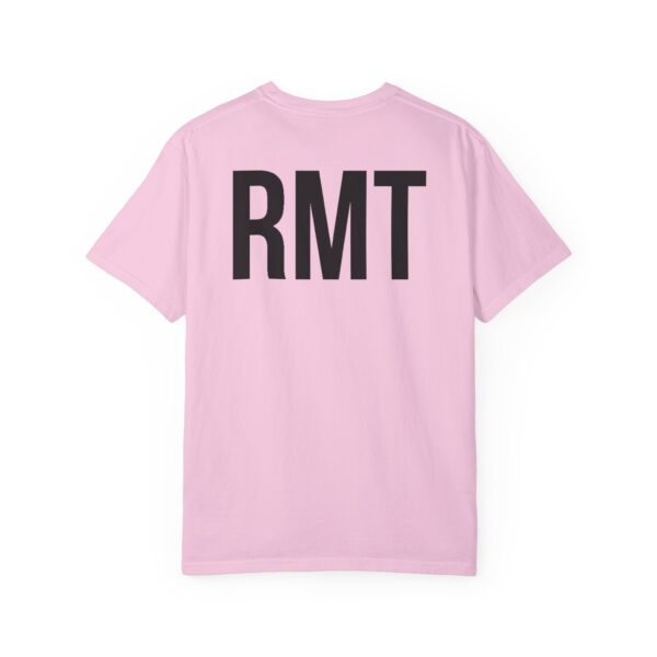 CUSTOM RMT HAMILTON (in black lettering) Unisex Garment-Dyed  Massage Tee - Image 26