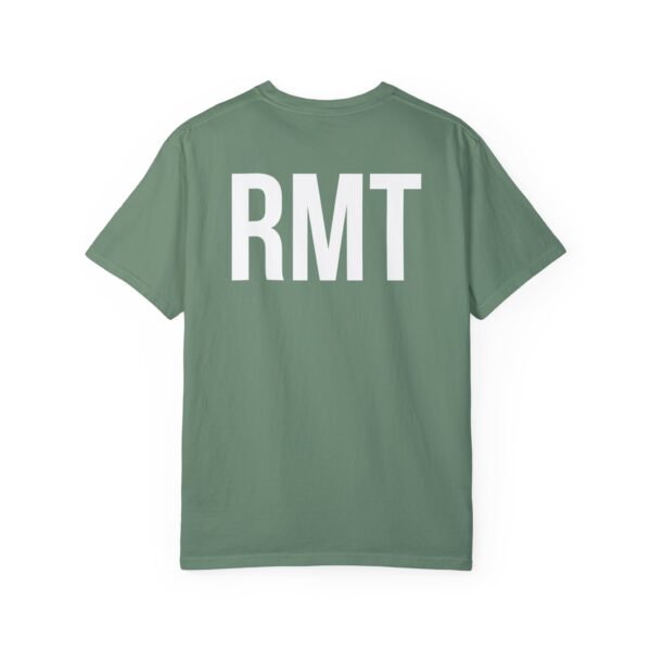Customised RMT HAMILTON Shirt (in white lettering) Unisex Garment-Dyed Massage Tee - Image 22