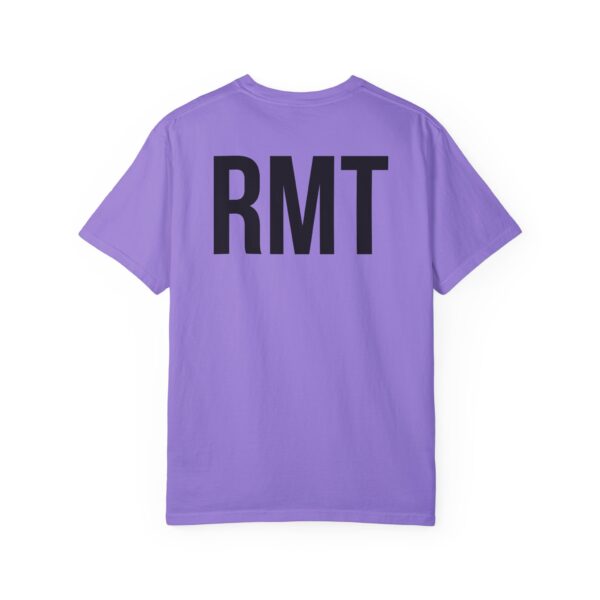 Customised RMT HAMILTON Shirt (in black lettering) Unisex Garment-Dyed  Massage Tee - Image 22