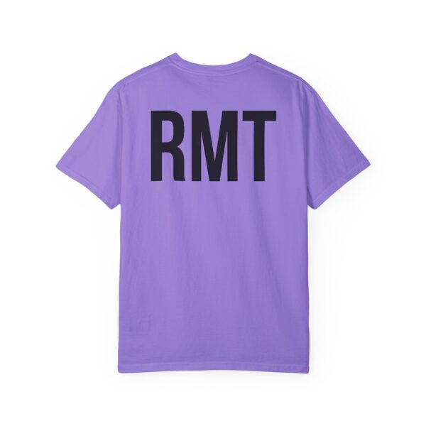 CUSTOM RMT HAMILTON (in black lettering) Unisex Garment-Dyed  Massage Tee - Image 22