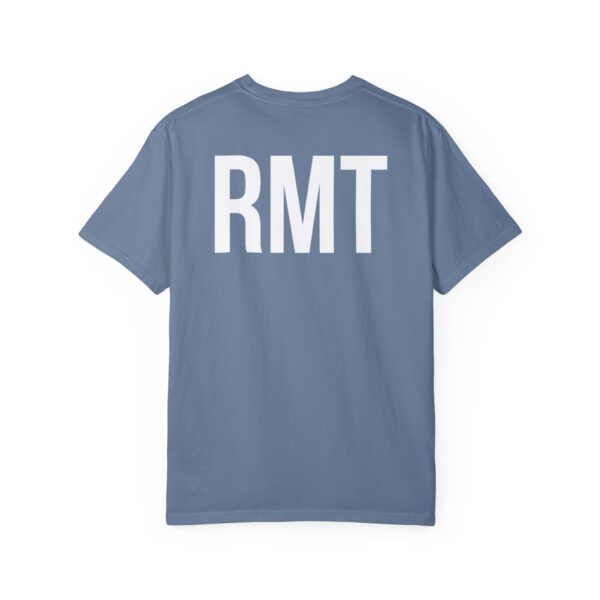 CUSTOM RMT HAMILTON (in white lettering) Unisex Garment-Dyed Massage Tee - Image 26